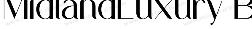 MidlandLuxury Black字体转换